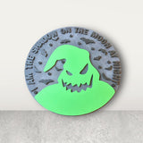 Wooden Signs Shadow On the Moon