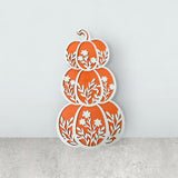 Fall Stacked Pumpkins