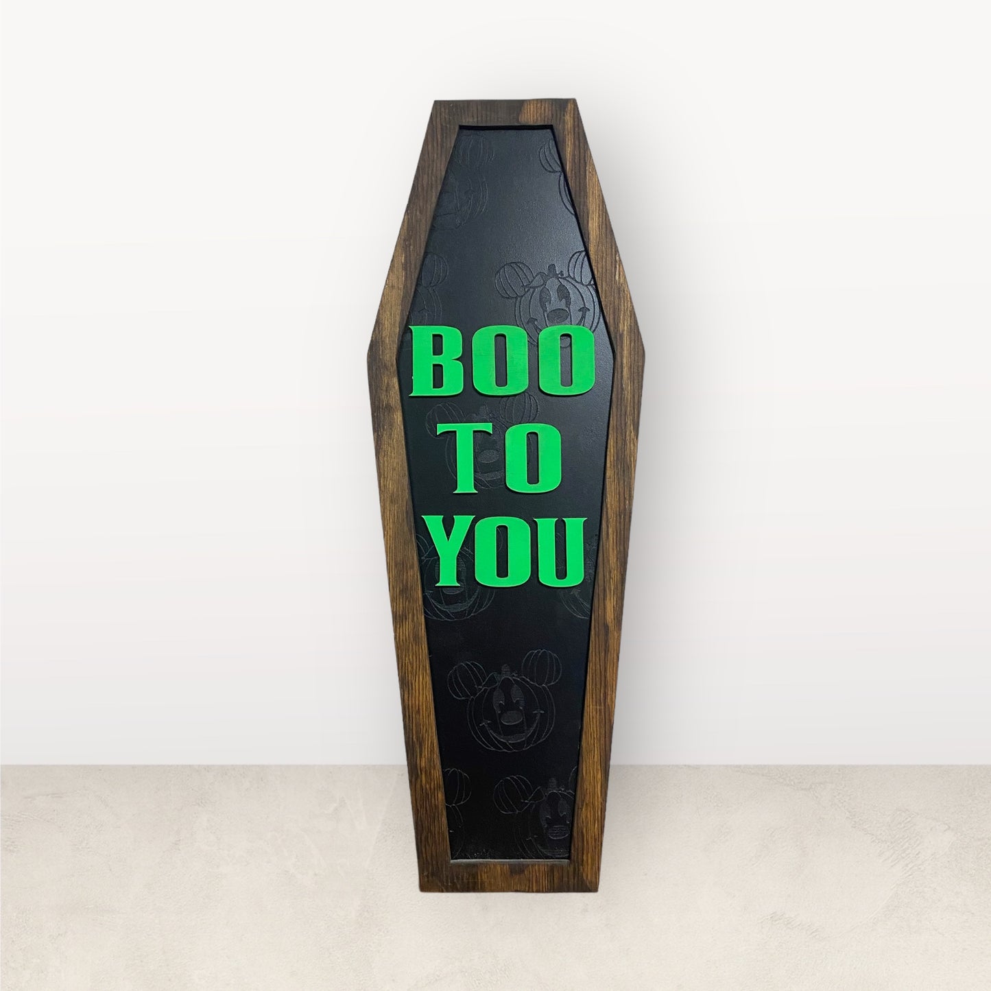 Boo to you coffin