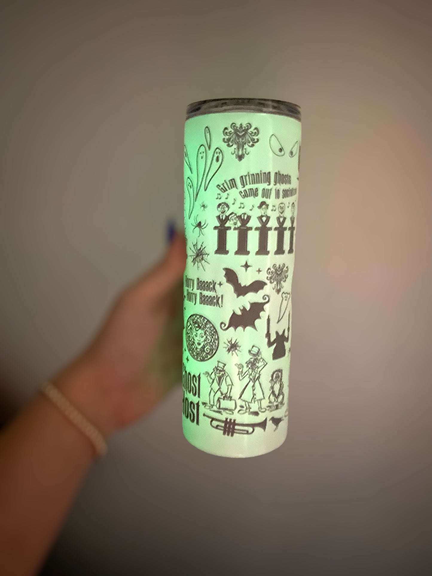 Haunted Glow In The Dark Tumbler