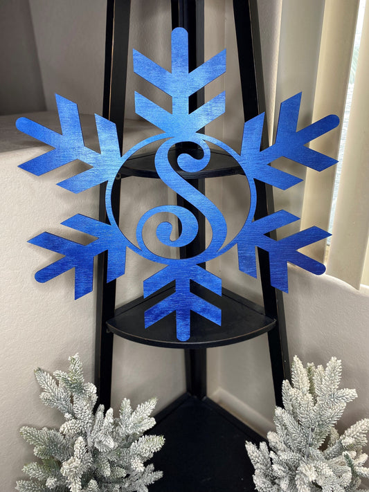 Monogram Snowflake Hanger