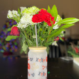 XOXO Frosted Glass Tumbler